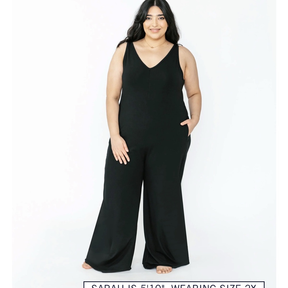 Smash + Tess Rust/Orange Tuesday Romper, 2X - Picture 3 of 3